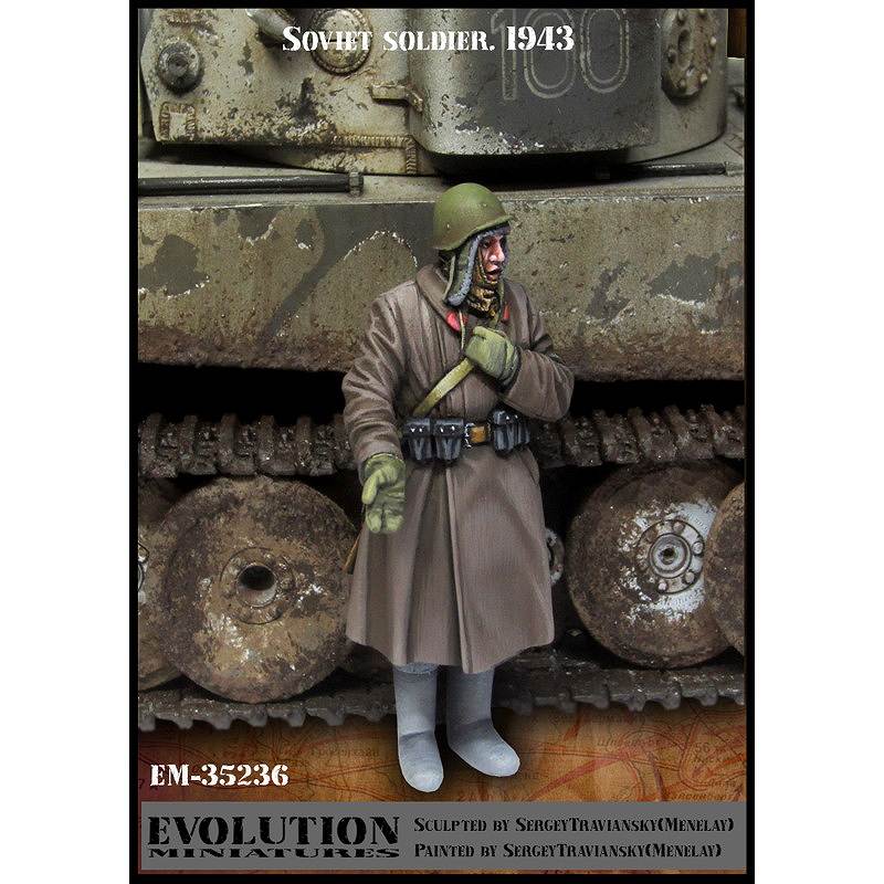 【新製品】EM-35236)1/35 WWII 露/ソ ソビエト赤軍 タイガー戦車を説明する兵士 1943