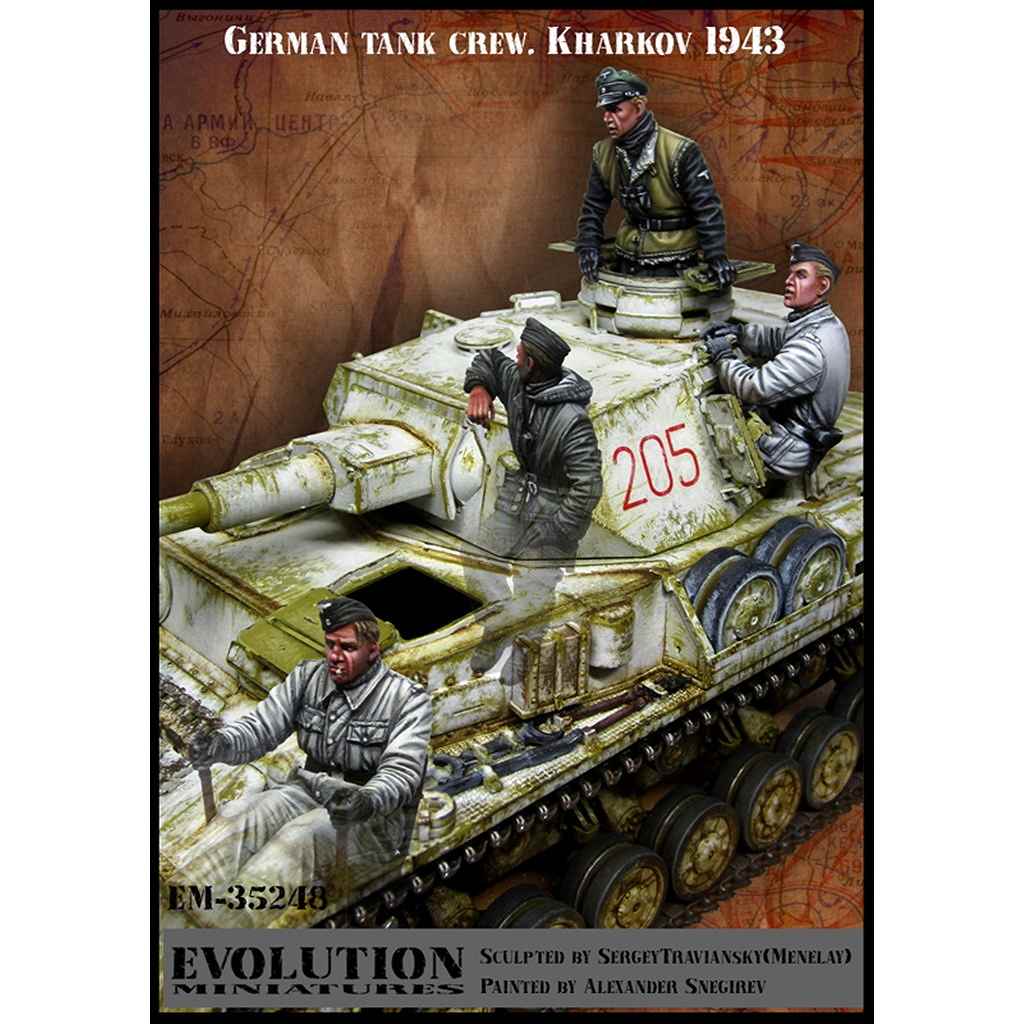 【新製品】EM-35248 1/35 WWII ドイツ 冬季戦車兵セット ハリコフ1943(4体入)