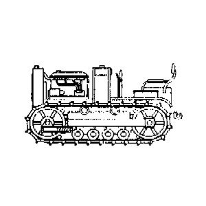 【新製品】80-301 3t Vollkettenschlepper Komatsu