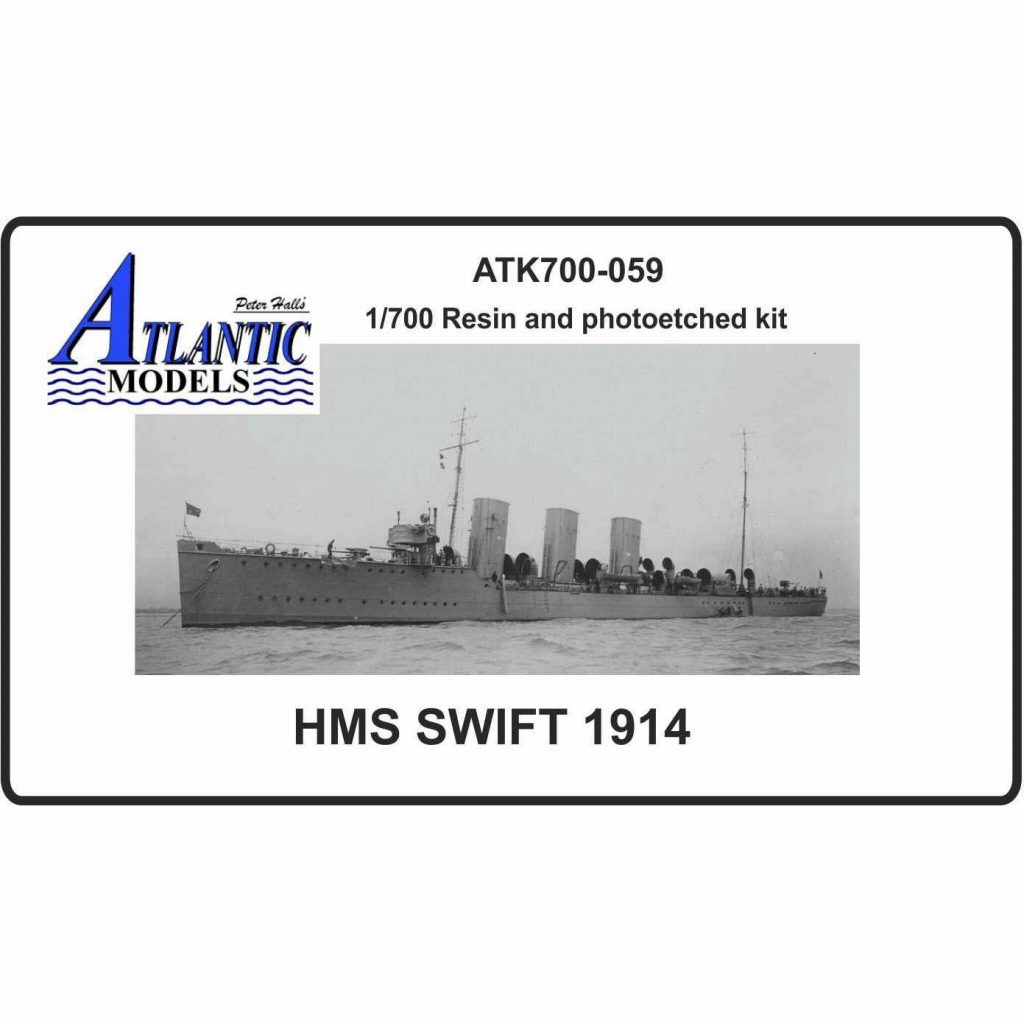 【新製品】ATK70059 英国海軍 駆逐艦 スウィフト 1914 Swift