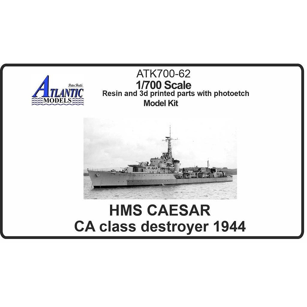 【新製品】ATK70062 英海軍 CA級駆逐艦 シーザー 1944
