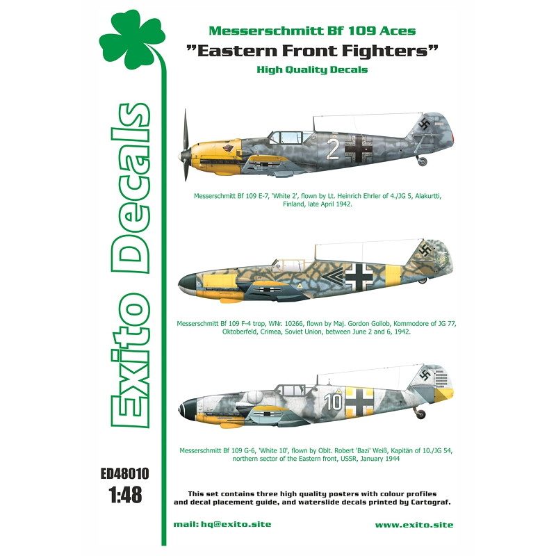 【新製品】48010 メッサーシュミット Bf109 東部戦線エース