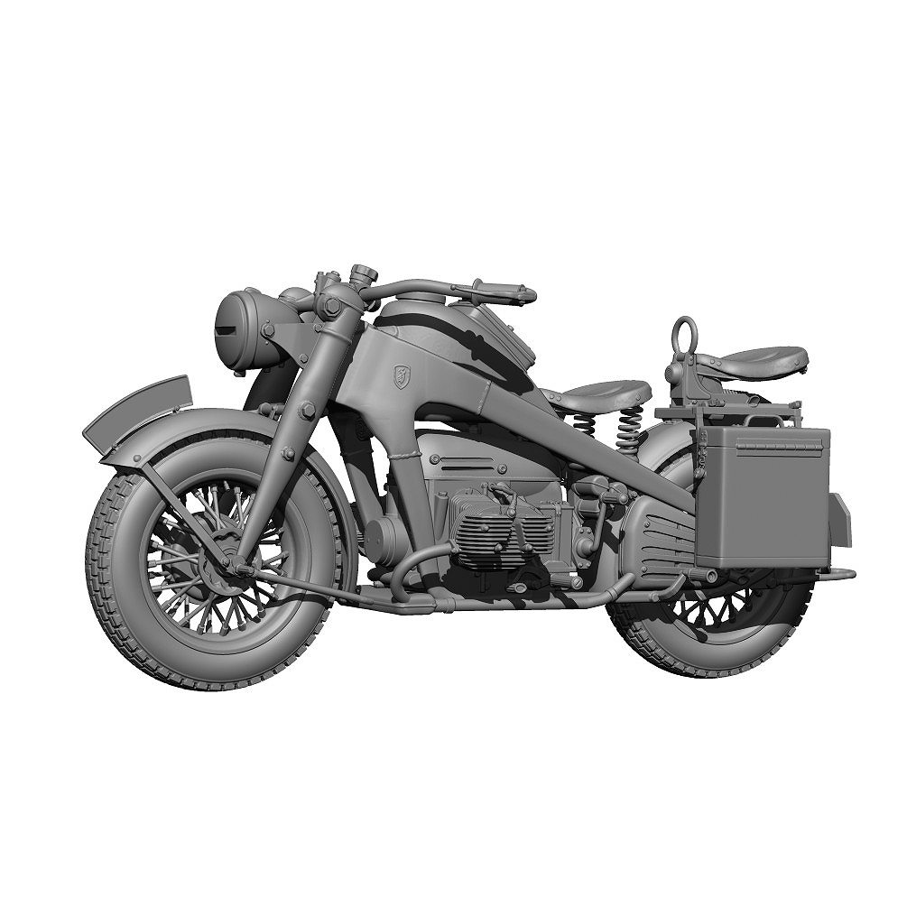 【新製品】HS35031 1/35 WWII ドイツ ツュンダップKS750 軍用バイク