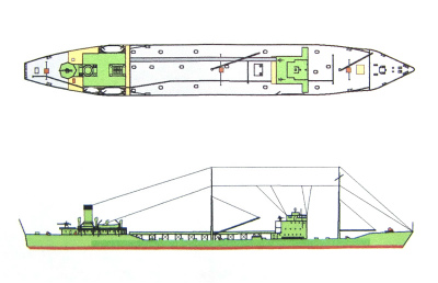 【再入荷】SS-029 第三次戦時標準船 3TL型油槽船 第五山水丸