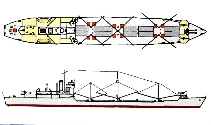 【新製品】SS-If-003)第三次戦時標準船 3AT型 未成貨物船 和陽丸