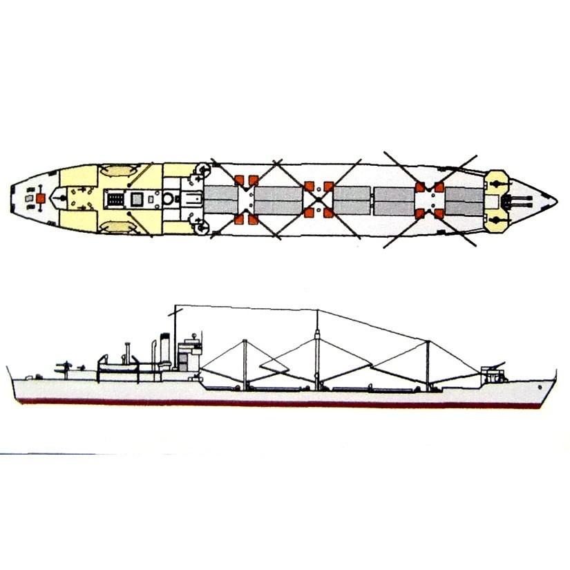 【新製品】SS-If-003N 第三次戦時標準船 3AT型 未成貨物船 和陽丸