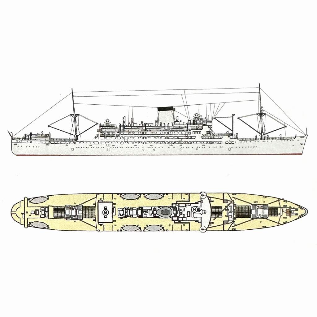 【新製品】SS-C-007 大日本帝国海軍 特設運送船 富士丸