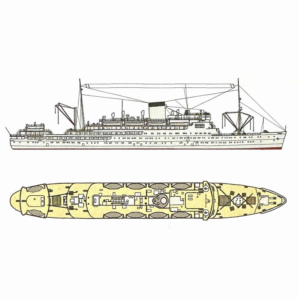 【再入荷】SS-C-009 船舶運営會 東亜海運 上海航路 貨客船 神戸丸