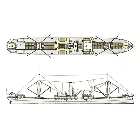 【再入荷】SS-C-048 大日本帝国海軍 一般微傭船 雑役船 萬壽丸