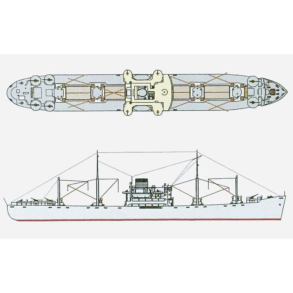 【新製品】SS-C-090 大日本帝国 陸軍 輸送船(防空基幹船) 熱田山丸