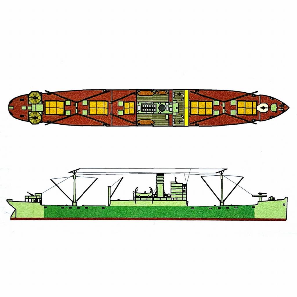 【新製品】SS-C-092)陸軍 輸送船 赤城山丸