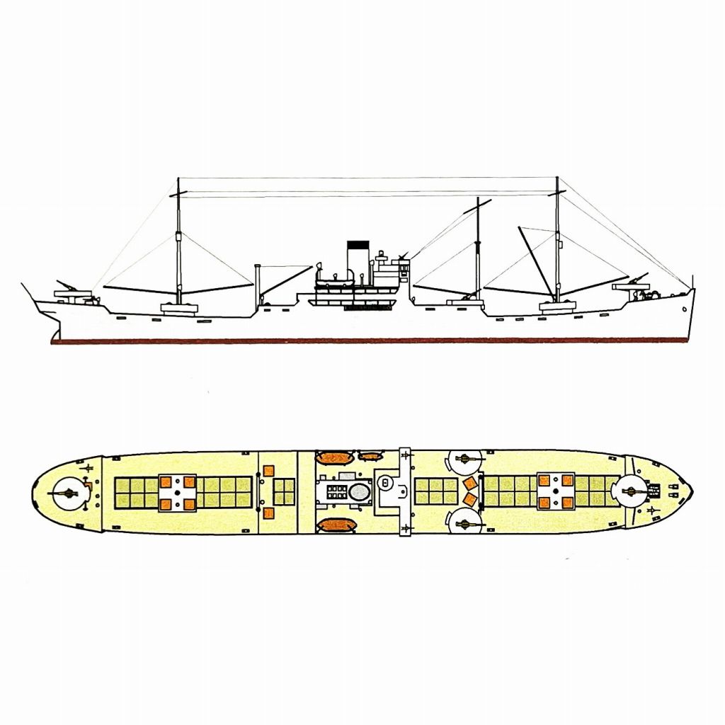 【再入荷】SS-C-094 特設航空機運搬艦 最上川丸