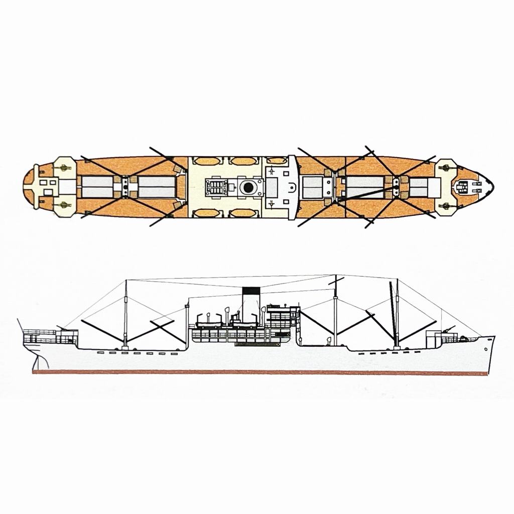 【再入荷】SS-C-099 陸軍 輸送船 日蘭丸