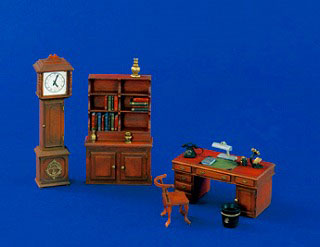【再入荷】883)家具3点セット 1930/1940'S 本棚/時計