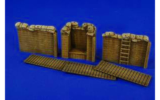 【新製品】[2001010026675] 2667)塹壕 連結式II 監視機関銃ポスト付 2659と組合せ可