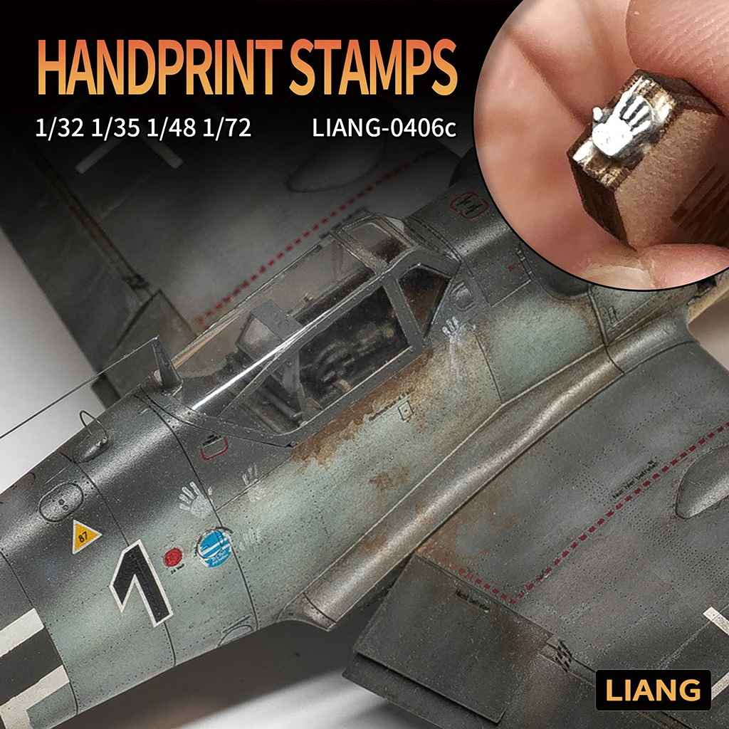 【新製品】LIANG-0406c 1/32・1/35・1/48・1/72 手形スタンプ