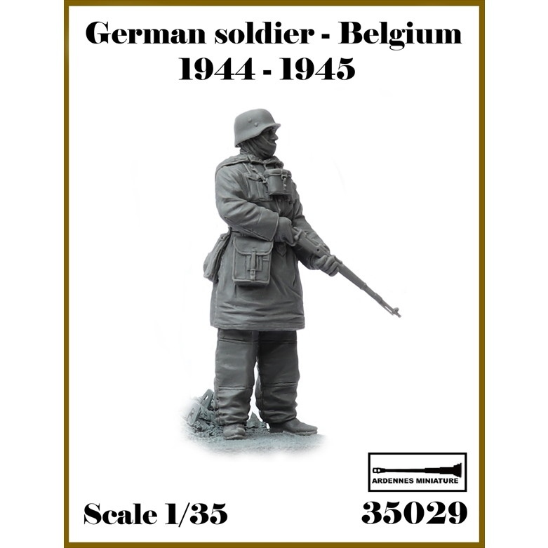 【新製品】AR35029)1/35 WWII ドイツ ベルギーの戦い1944-1945＃2 小銃を持つ兵士(1体入)