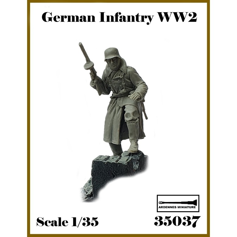 【新製品】AR35037 1/35 WWII ドイツ軍歩兵＃1 PPSh-41を持つ兵士(1体入)