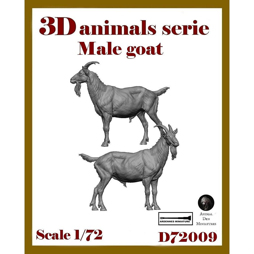 【新製品】ARD72009 1/72 ジオラマアクセサリー 3D動物シリーズ オスのヤギ(2個入)