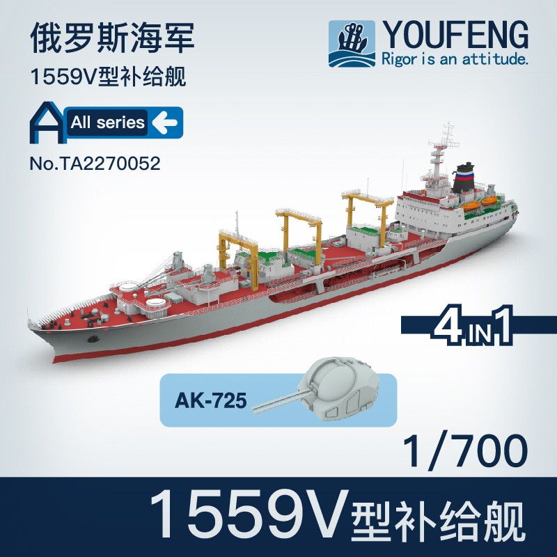 【新製品】TA2270052 ロシア海軍 ボリス・チリキン級補給艦 1559V型