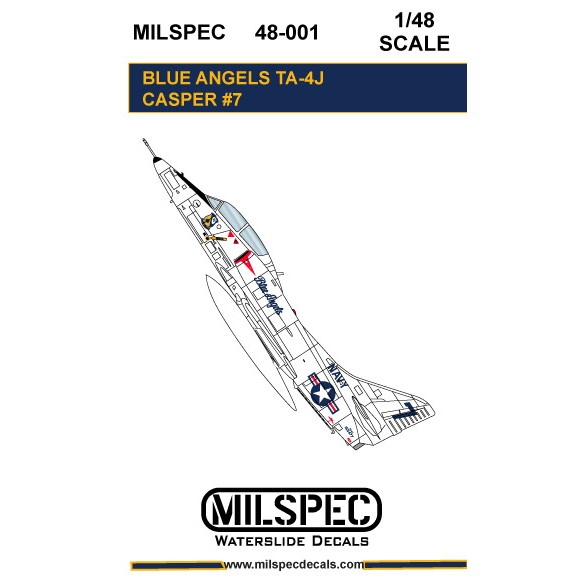 【新製品】48-001 ダグラス TA-4J スカイシャーク キャスパー ブルーエンジェルス