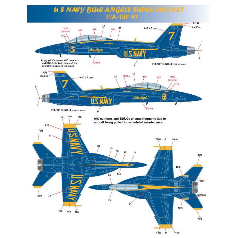 【再入荷】48-056 米海軍 ブルーエンジェルス F/A-18E/F スーパーホーネット 2021年 75周年記念