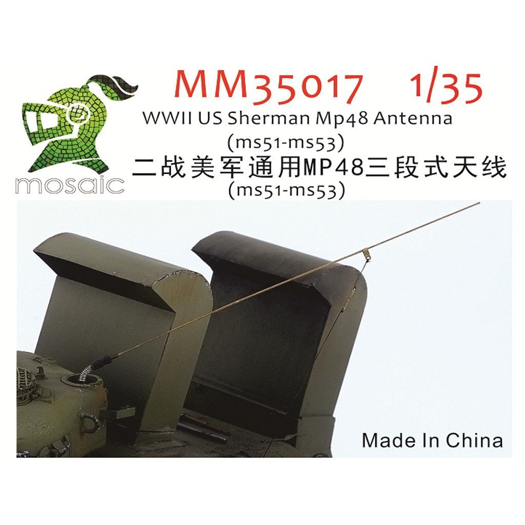 【新製品】MM35017 1/35 WW.II シャーマン MP48 アンテナ(ms51-ms53)