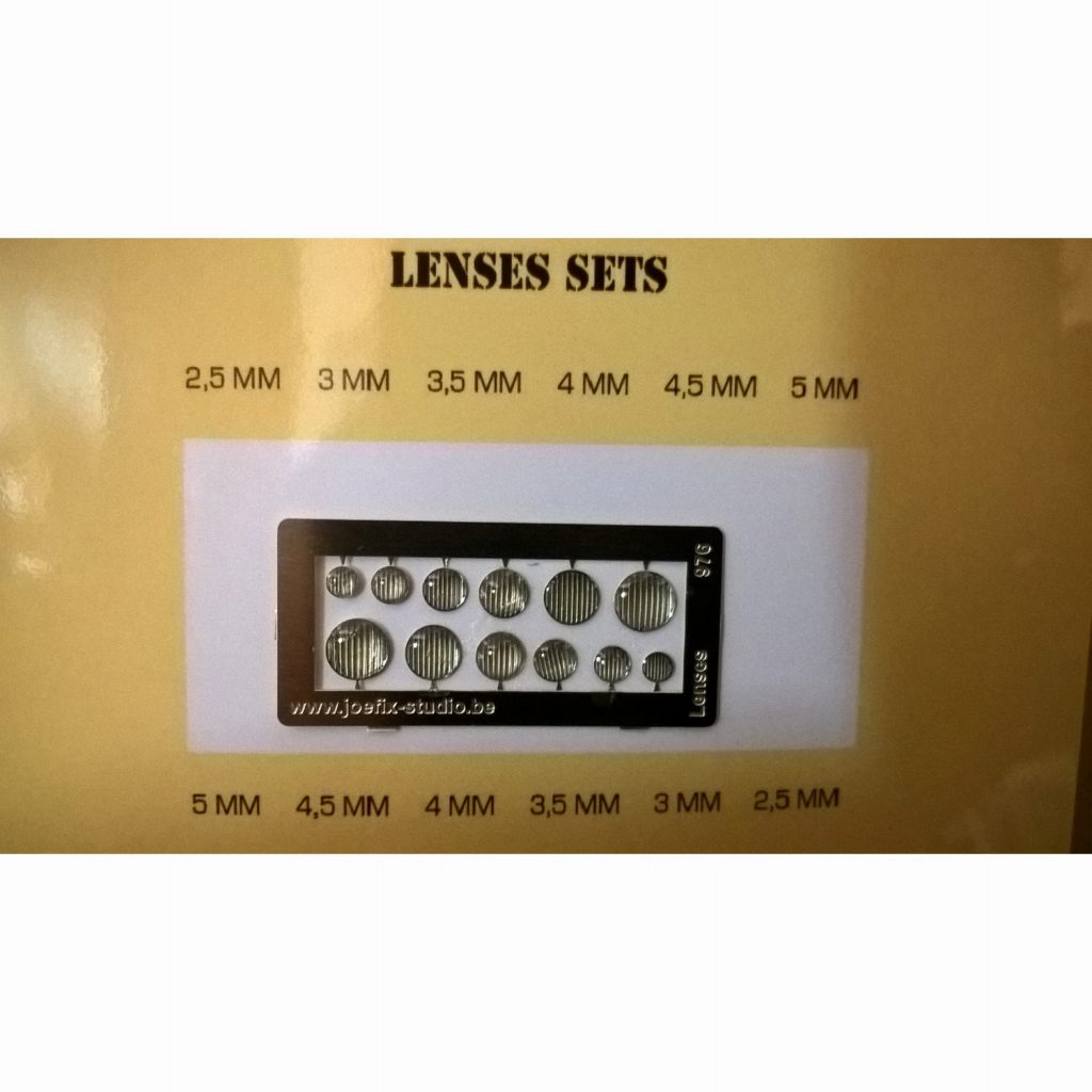 【新製品】976 丸形ヘッドライトセット2.5-5mm径 クリアー