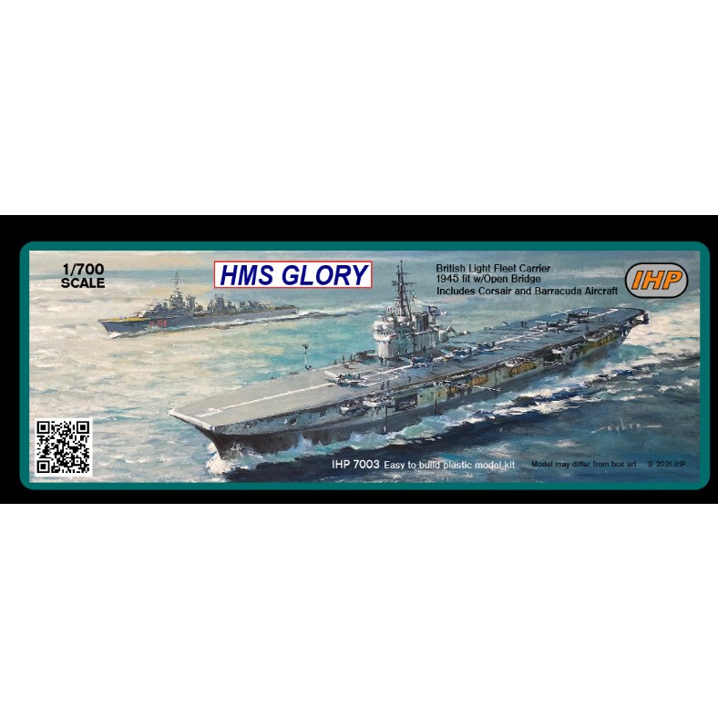 【新製品】IHP7003 英国海軍 コロッサス級航空母艦 R62 グローリー Glory 1945