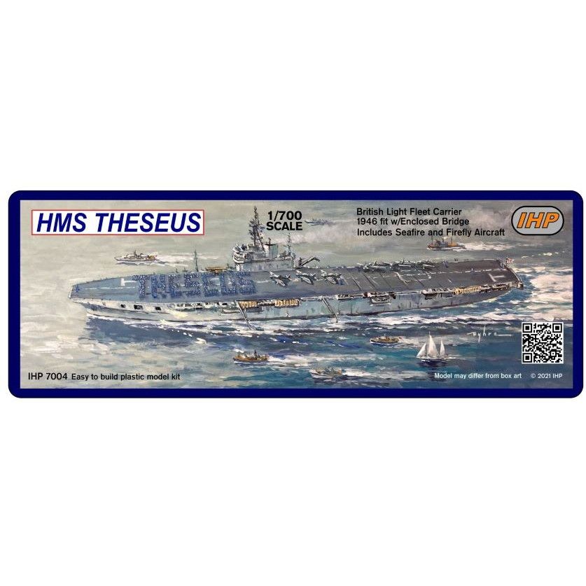 【新製品】IHP7004 英国海軍 コロッサス級航空母艦 R64 シーシュース Theseus 1946