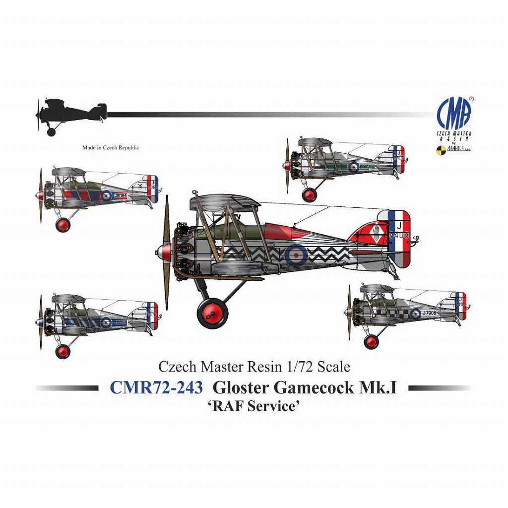 【新製品】CMR72-243 1/72 グロスター ゲームコックMk.I 