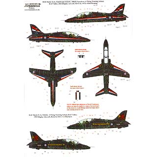 【新製品】[2002120013708] X72137)BAe ホーク T.1a/ショート ツカノ T.1