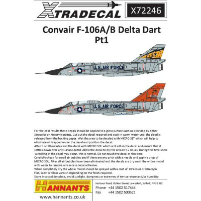 【新製品】X72246)コンベア F-106A/B デルタダート Pt.1