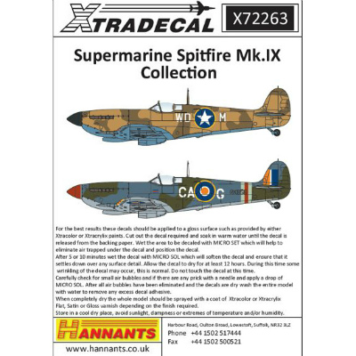 【新製品】X72263)スーパーマリン スピットファイア Mk.IX コレクション