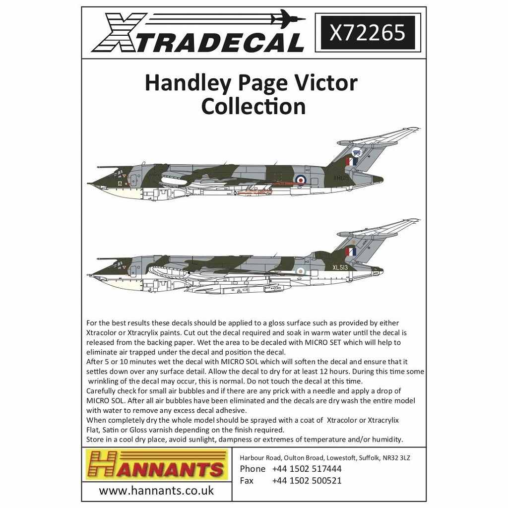【新製品】X72265)ハンンドレページ ヴィクター コレクション