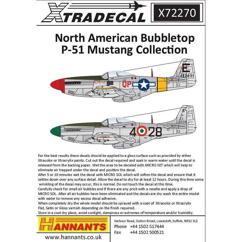 【新製品】X72270)ノースアメリカン P-51 マスタング バブルトップ コレクション