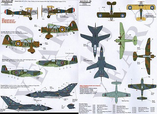 【新製品】[2002120110902] X48109)RFC/RAF 2 スコードロン 100周年 F.2B to トーネード GR.4A