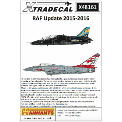 【新製品】X48161)イギリス空軍 アップデート 2015-2016