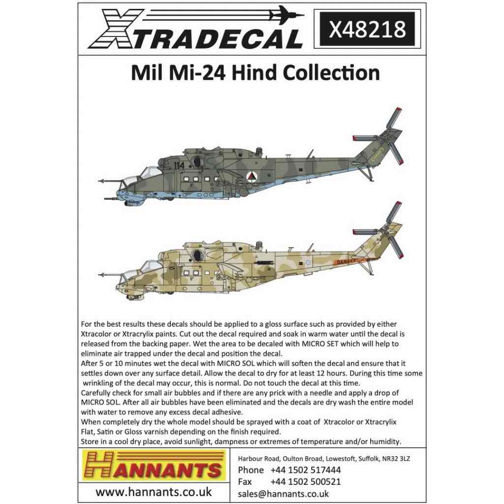 【新製品】X48218 ミル Mi-24 ハインド コレクション