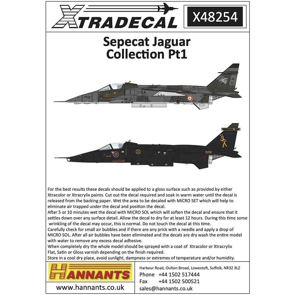 【新製品】X48254 セペキャット ジャギュア GR.1/GR.1A Pt.1