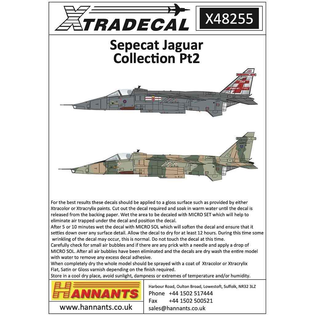 【新製品】X48255 セペキャット ジャギュア GR.1/GR.1A Pt.2