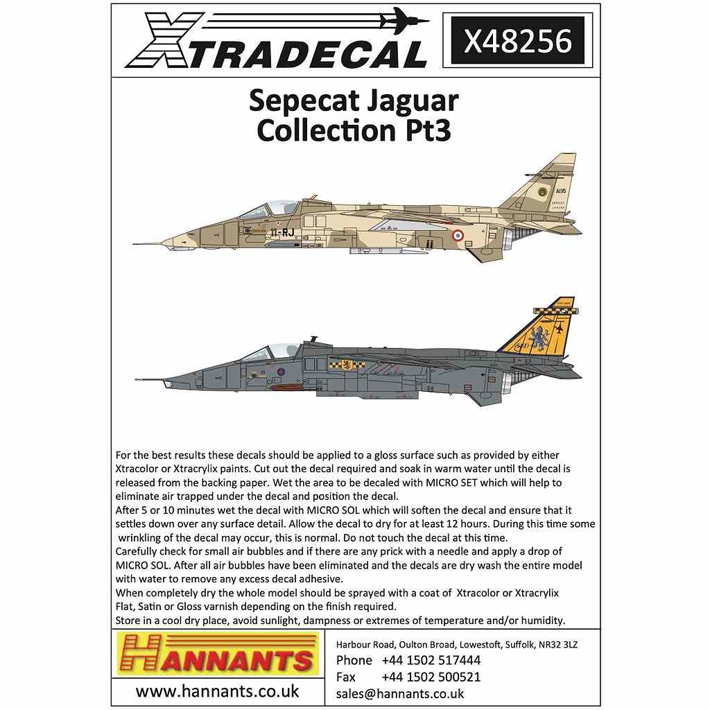 【新製品】X48256 セペキャット ジャギュア GR.1/GR.1A Pt.3