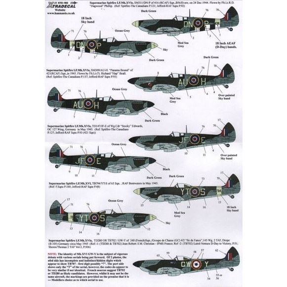 【再入荷】X72182 スーパーマリン スピットファイア LF.Mk.XVI