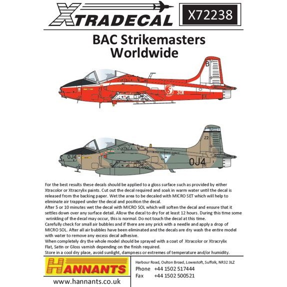 【再入荷】X72238 BAC ストライクマスター ワールドワイド