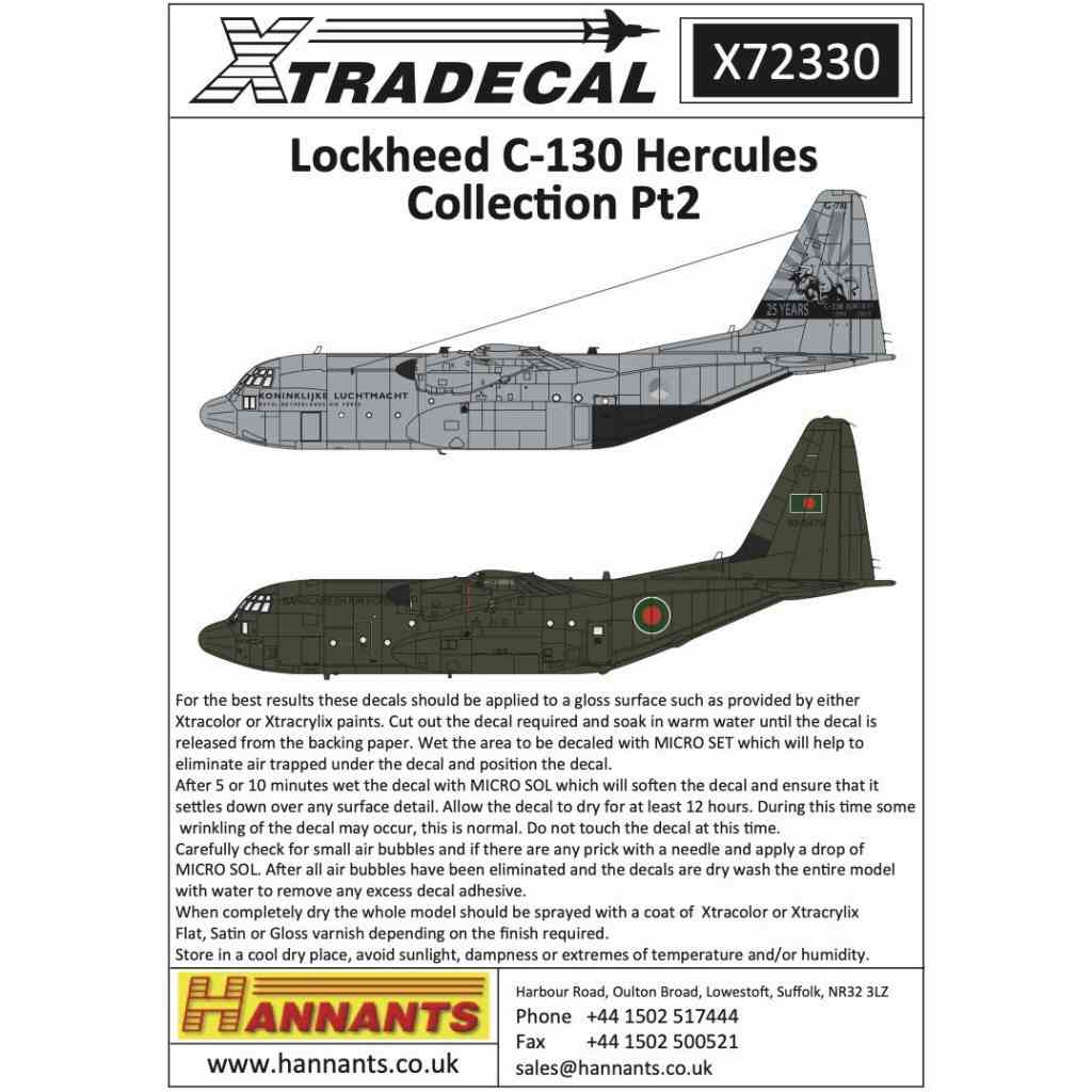 【新製品】X72330 ロッキード C-130 ハーキュリーズ コレクション Pt.2