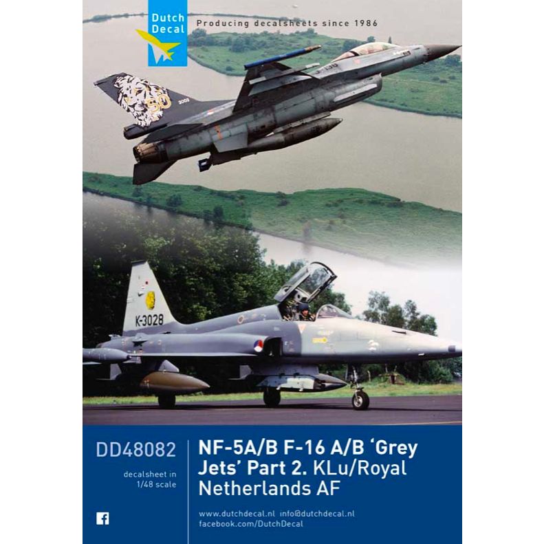 【新製品】DD48082 NF-5A/B F-16A/B オランダ空軍 Pt.2