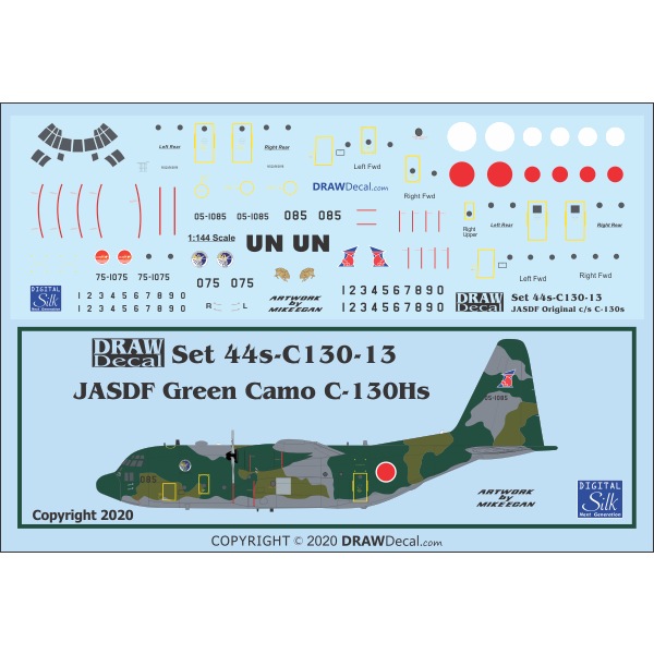 【新製品】Set 44s-C130-13 航空自衛隊 C-130 迷彩塗装