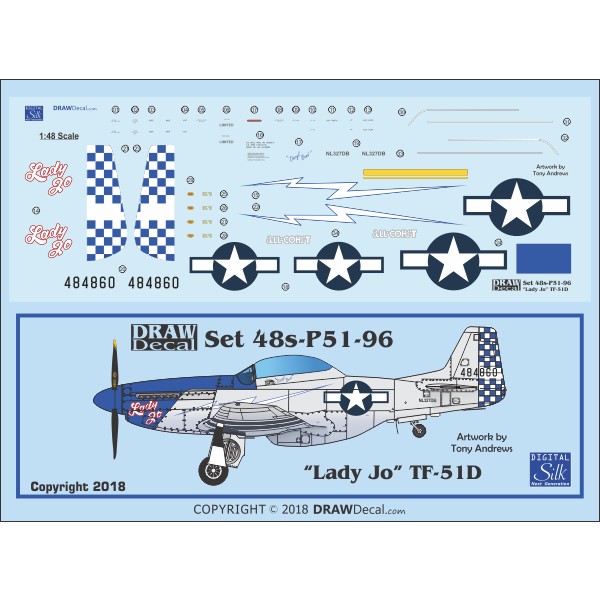 【新製品】Set 48s-P51-96 P-51D Lady Jo