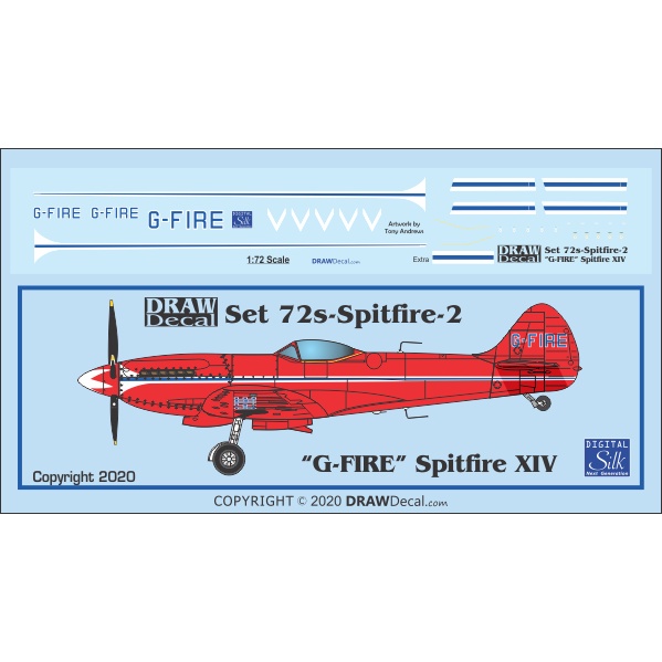 【新製品】72s-Spitfire-2 ｢G-FIRE｣ スピットファイア XIV