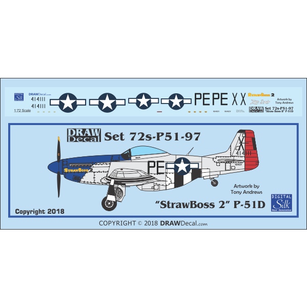 【新製品】Set 72s-P51-97 P-51D Straw Boss 2